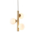 Loft Industry Modern - Gold Stick Ball Chandelier